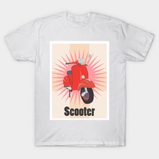 orange scooter vintage T-Shirt